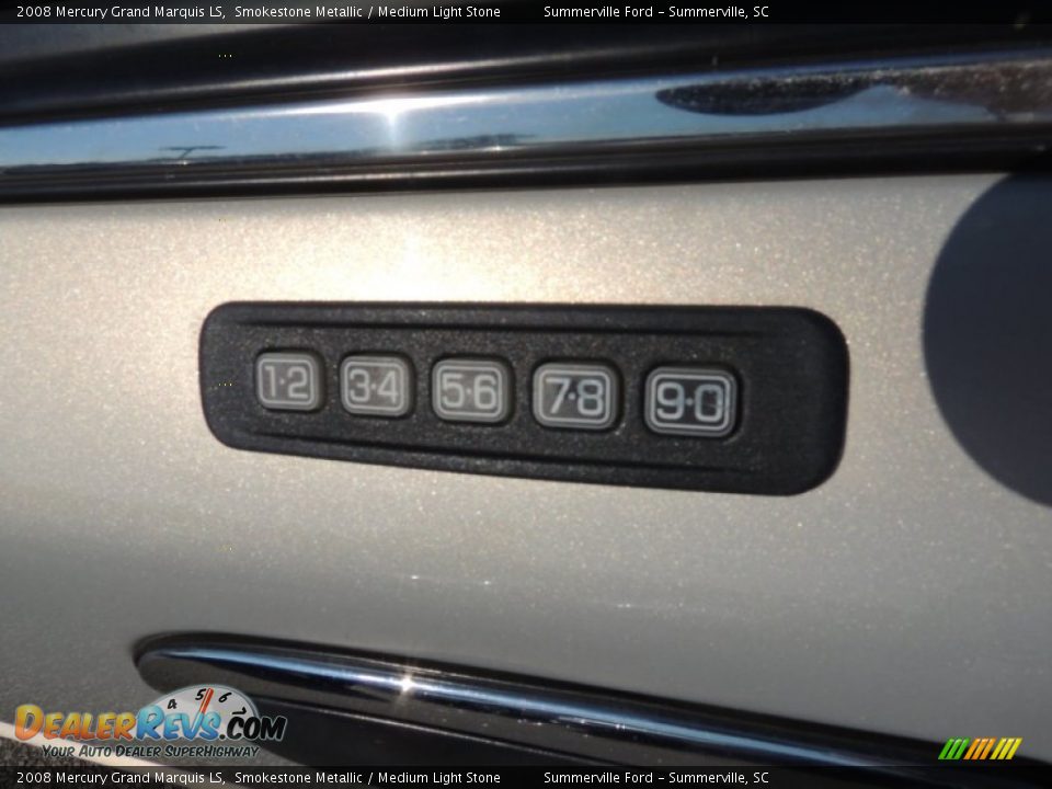 2008 Mercury Grand Marquis LS Smokestone Metallic / Medium Light Stone Photo #3