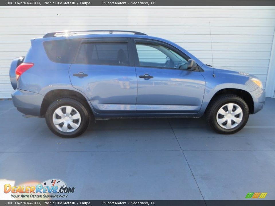 2008 Toyota RAV4 I4 Pacific Blue Metallic / Taupe Photo #3