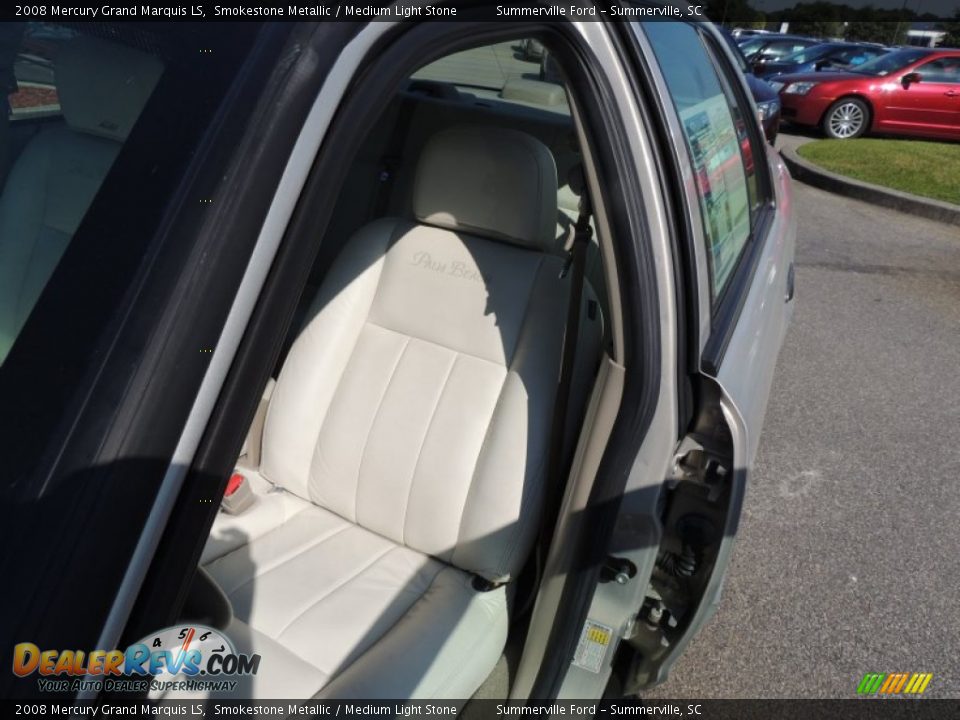 2008 Mercury Grand Marquis LS Smokestone Metallic / Medium Light Stone Photo #5
