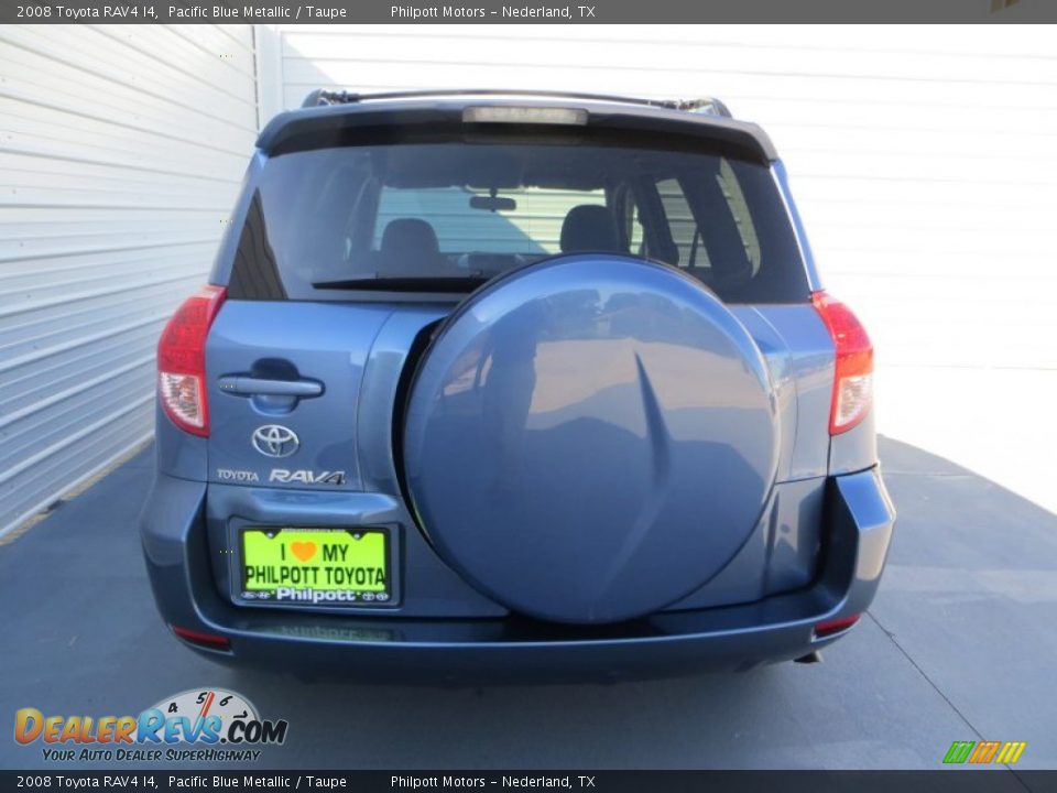 2008 Toyota RAV4 I4 Pacific Blue Metallic / Taupe Photo #5