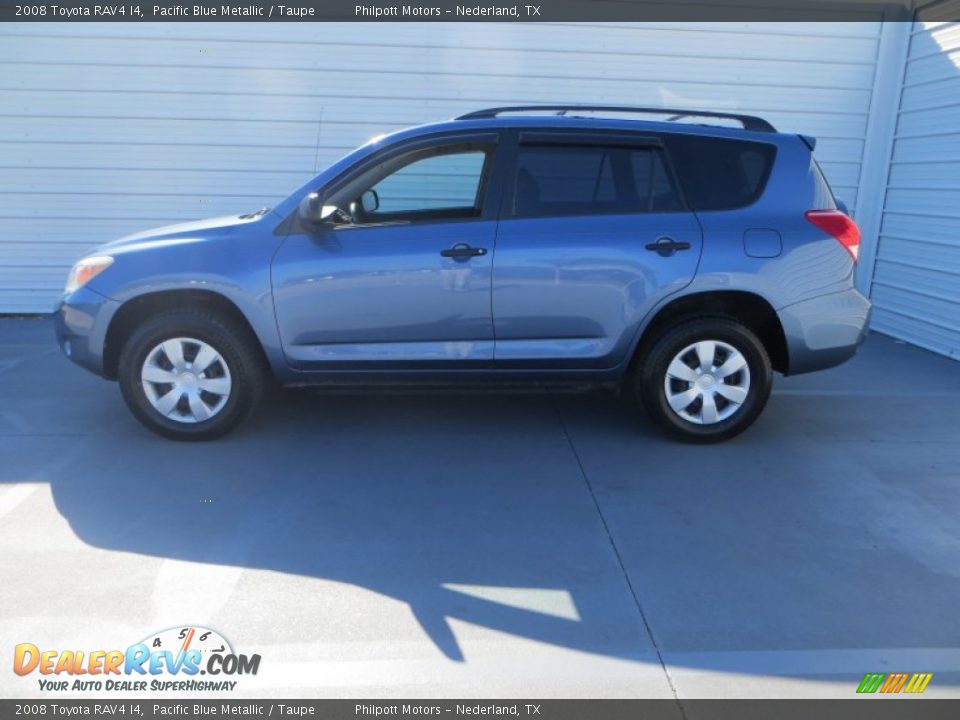 2008 Toyota RAV4 I4 Pacific Blue Metallic / Taupe Photo #6