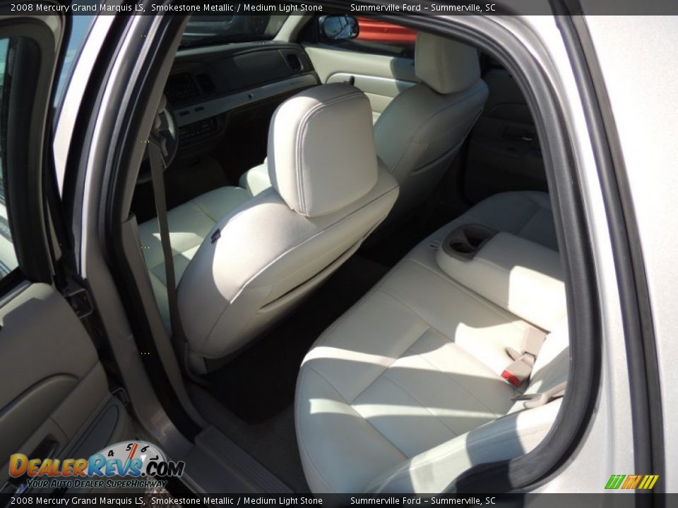 2008 Mercury Grand Marquis LS Smokestone Metallic / Medium Light Stone Photo #7