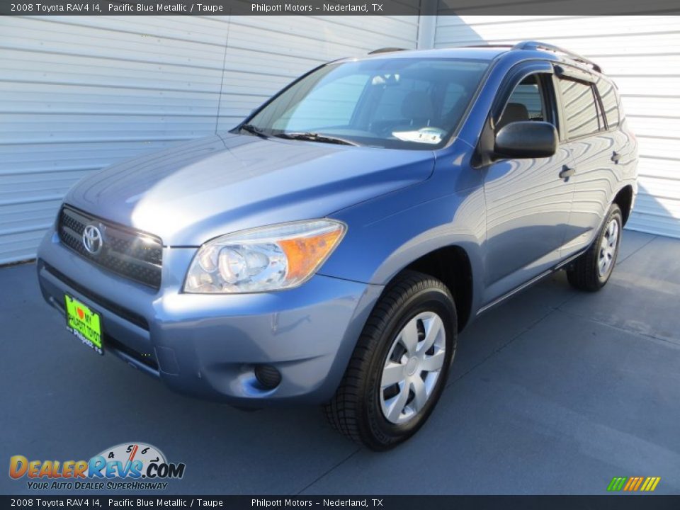 2008 Toyota RAV4 I4 Pacific Blue Metallic / Taupe Photo #7