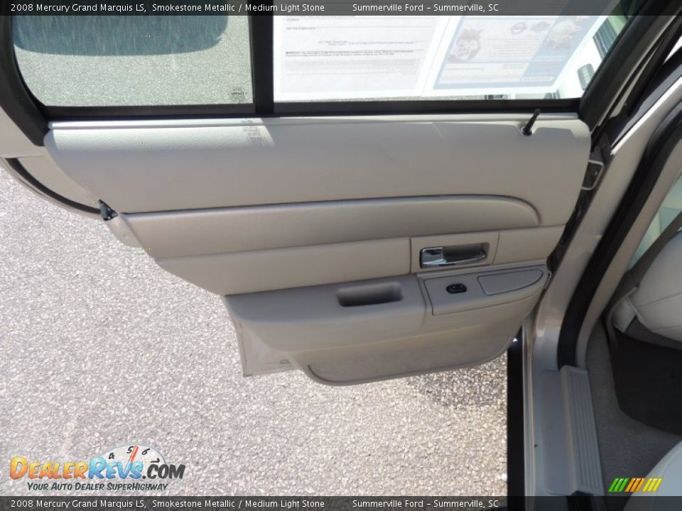 2008 Mercury Grand Marquis LS Smokestone Metallic / Medium Light Stone Photo #8