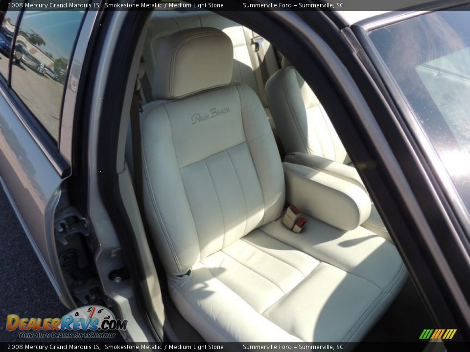 2008 Mercury Grand Marquis LS Smokestone Metallic / Medium Light Stone Photo #9