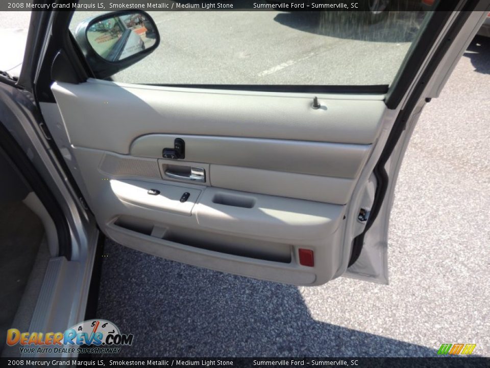 2008 Mercury Grand Marquis LS Smokestone Metallic / Medium Light Stone Photo #10