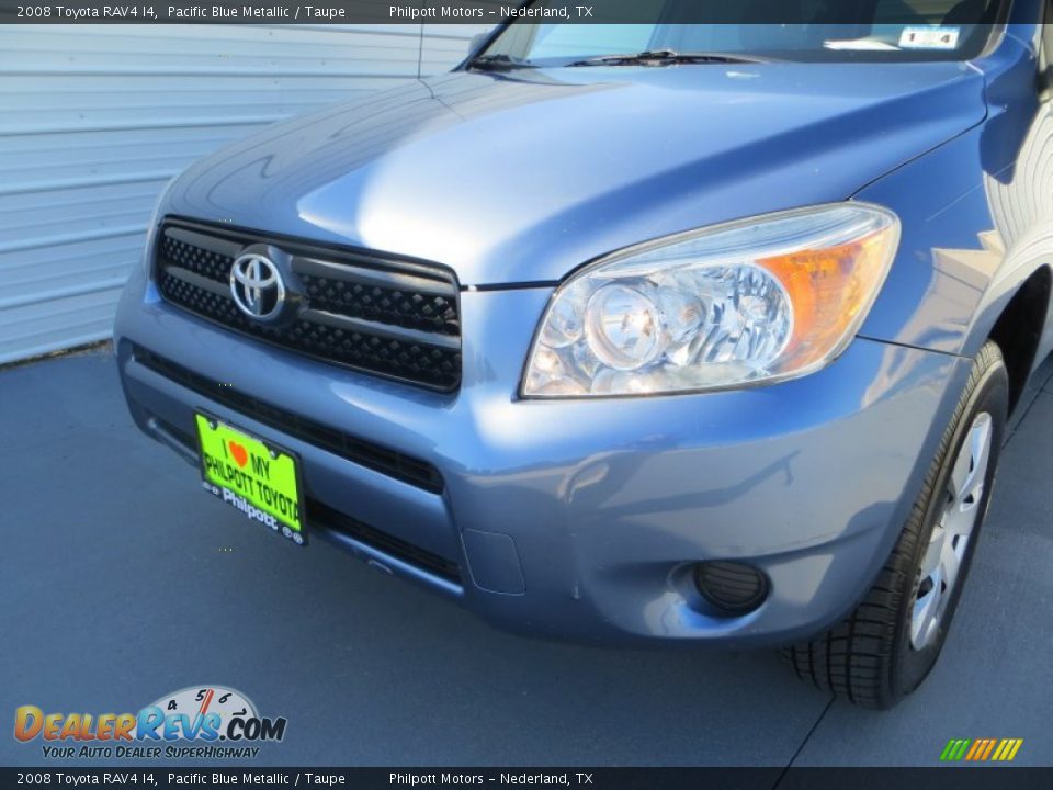 2008 Toyota RAV4 I4 Pacific Blue Metallic / Taupe Photo #10