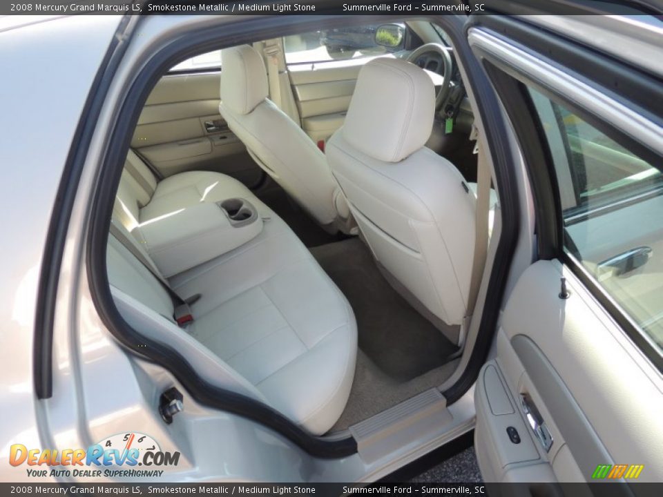 2008 Mercury Grand Marquis LS Smokestone Metallic / Medium Light Stone Photo #11