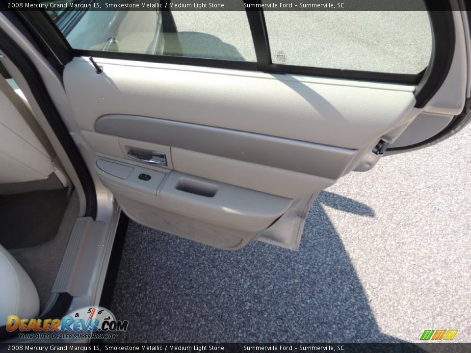 2008 Mercury Grand Marquis LS Smokestone Metallic / Medium Light Stone Photo #12