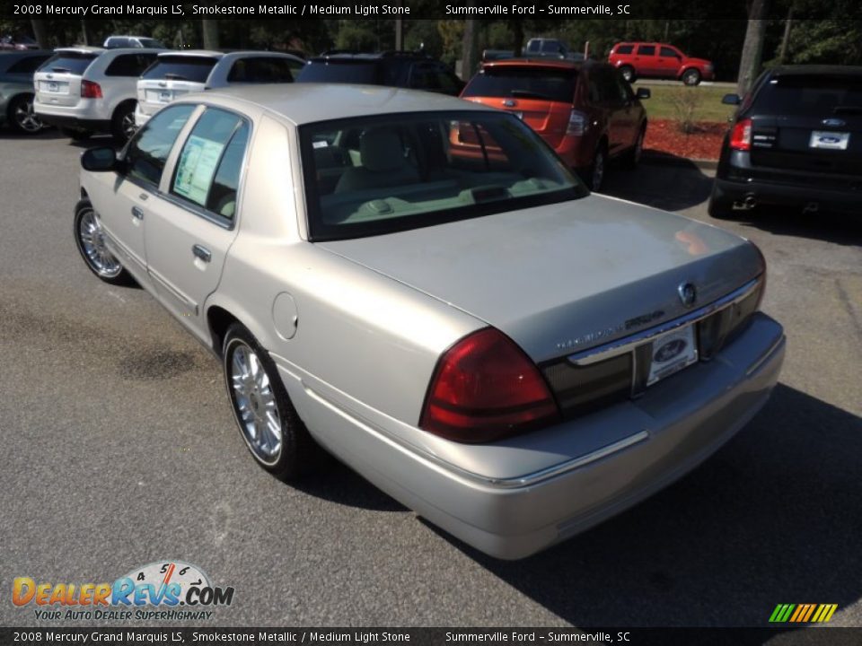 2008 Mercury Grand Marquis LS Smokestone Metallic / Medium Light Stone Photo #15