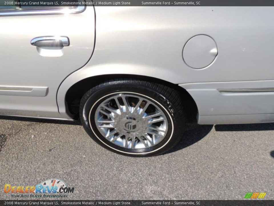 2008 Mercury Grand Marquis LS Smokestone Metallic / Medium Light Stone Photo #16