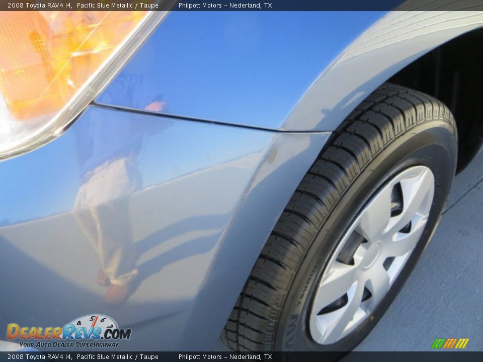 2008 Toyota RAV4 I4 Pacific Blue Metallic / Taupe Photo #18