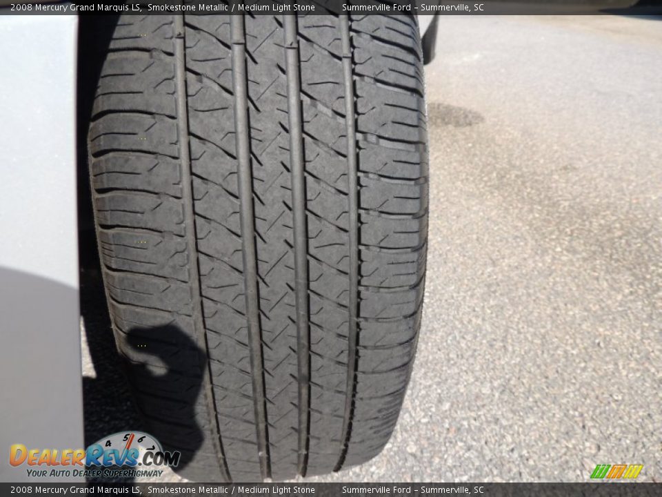 2008 Mercury Grand Marquis LS Smokestone Metallic / Medium Light Stone Photo #17