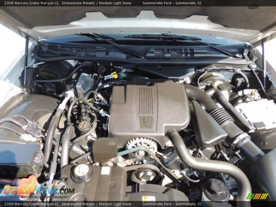 2008 Mercury Grand Marquis LS Smokestone Metallic / Medium Light Stone Photo #18