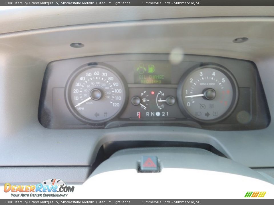 2008 Mercury Grand Marquis LS Smokestone Metallic / Medium Light Stone Photo #21