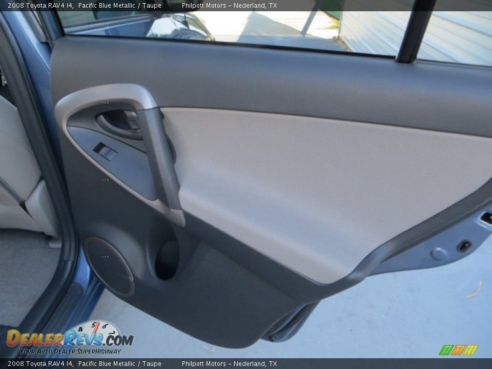 2008 Toyota RAV4 I4 Pacific Blue Metallic / Taupe Photo #23