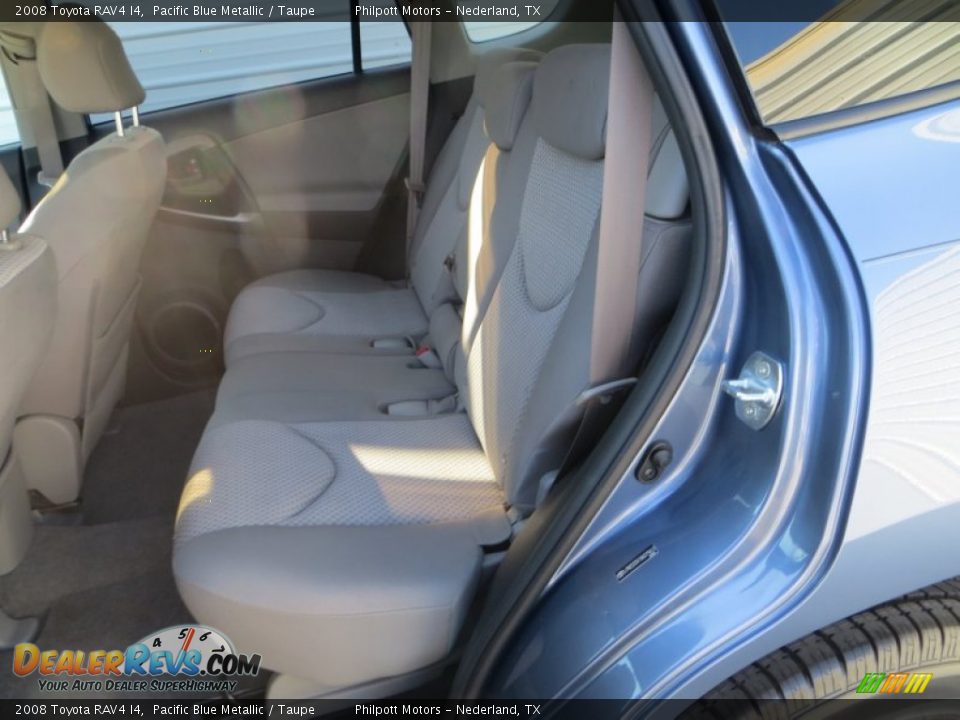 2008 Toyota RAV4 I4 Pacific Blue Metallic / Taupe Photo #27