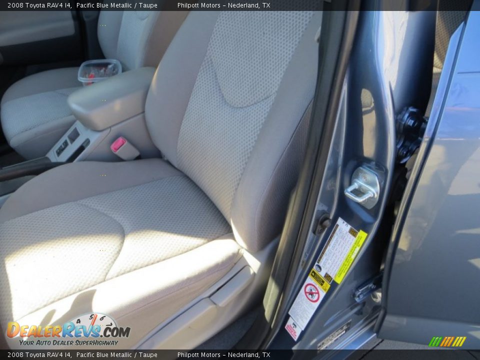 2008 Toyota RAV4 I4 Pacific Blue Metallic / Taupe Photo #30
