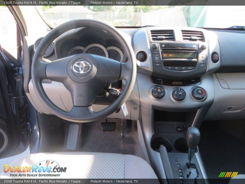 2008 Toyota RAV4 I4 Pacific Blue Metallic / Taupe Photo #33