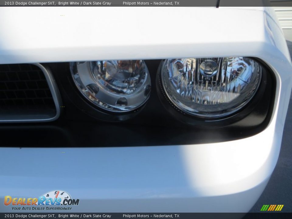 2013 Dodge Challenger SXT Bright White / Dark Slate Gray Photo #9