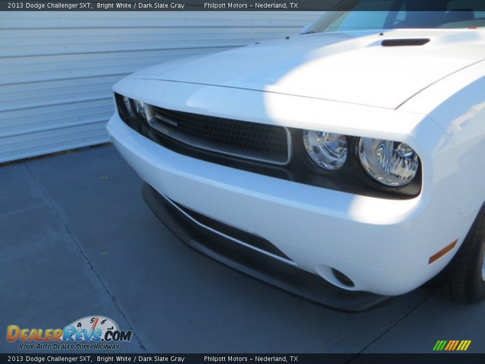 2013 Dodge Challenger SXT Bright White / Dark Slate Gray Photo #10