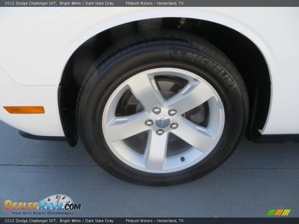 2013 Dodge Challenger SXT Bright White / Dark Slate Gray Photo #11