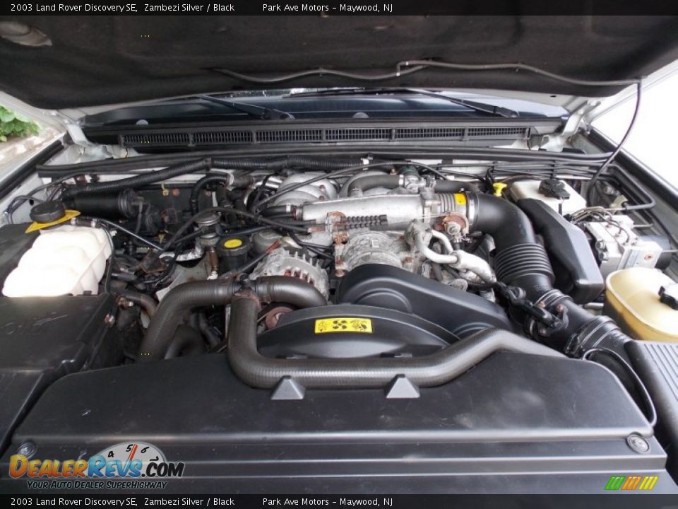 2003 Land Rover Discovery SE Zambezi Silver / Black Photo #34