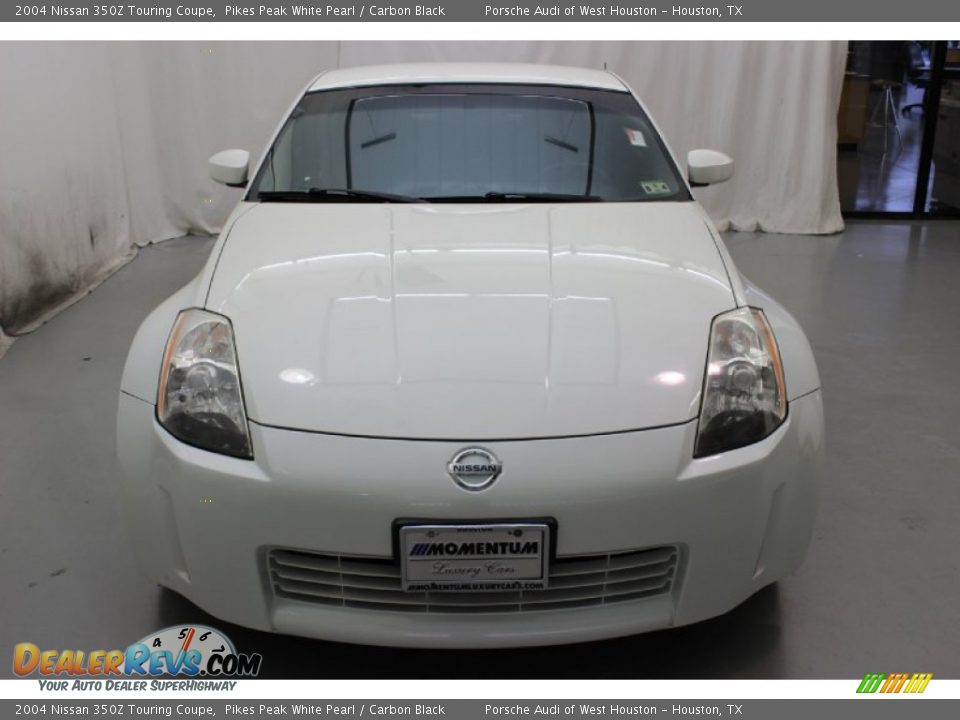 2004 Nissan 350Z Touring Coupe Pikes Peak White Pearl / Carbon Black Photo #2