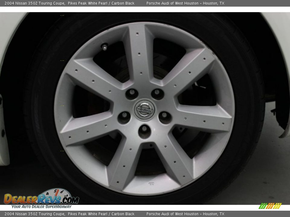 2004 Nissan 350Z Touring Coupe Pikes Peak White Pearl / Carbon Black Photo #5