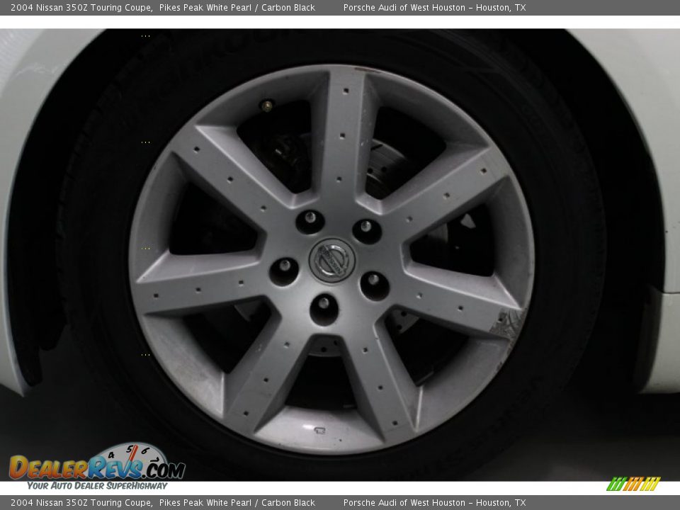 2004 Nissan 350Z Touring Coupe Pikes Peak White Pearl / Carbon Black Photo #6