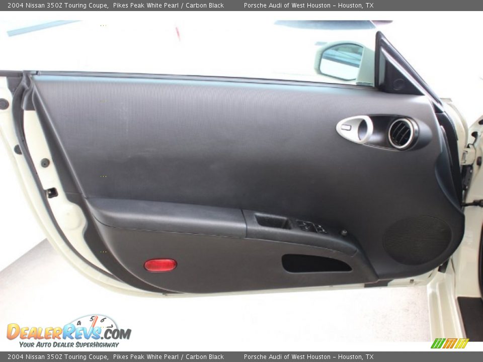 2004 Nissan 350Z Touring Coupe Pikes Peak White Pearl / Carbon Black Photo #12