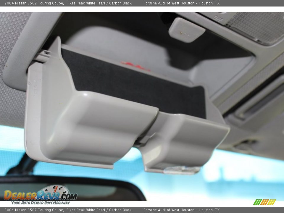 2004 Nissan 350Z Touring Coupe Pikes Peak White Pearl / Carbon Black Photo #17