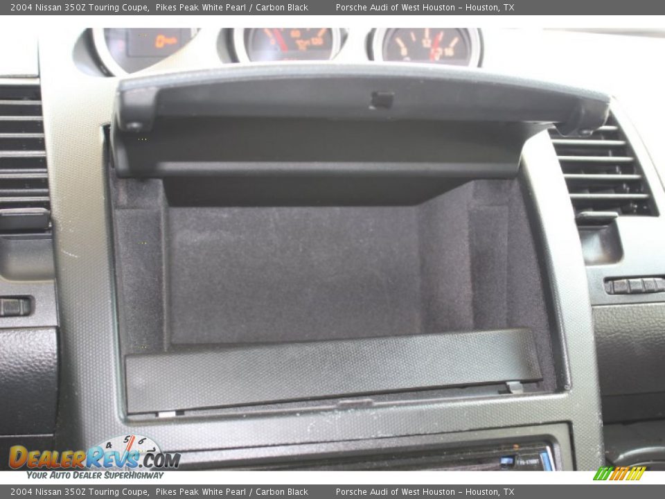 2004 Nissan 350Z Touring Coupe Pikes Peak White Pearl / Carbon Black Photo #20