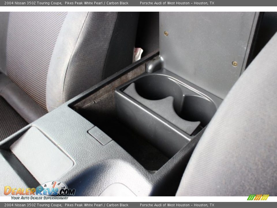 2004 Nissan 350Z Touring Coupe Pikes Peak White Pearl / Carbon Black Photo #22