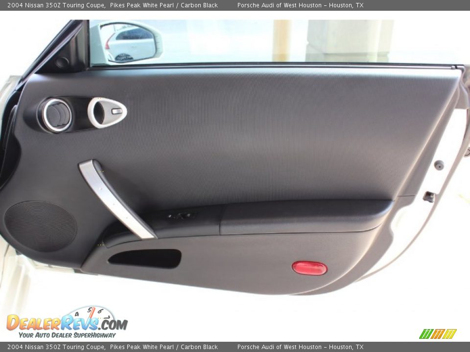 2004 Nissan 350Z Touring Coupe Pikes Peak White Pearl / Carbon Black Photo #27