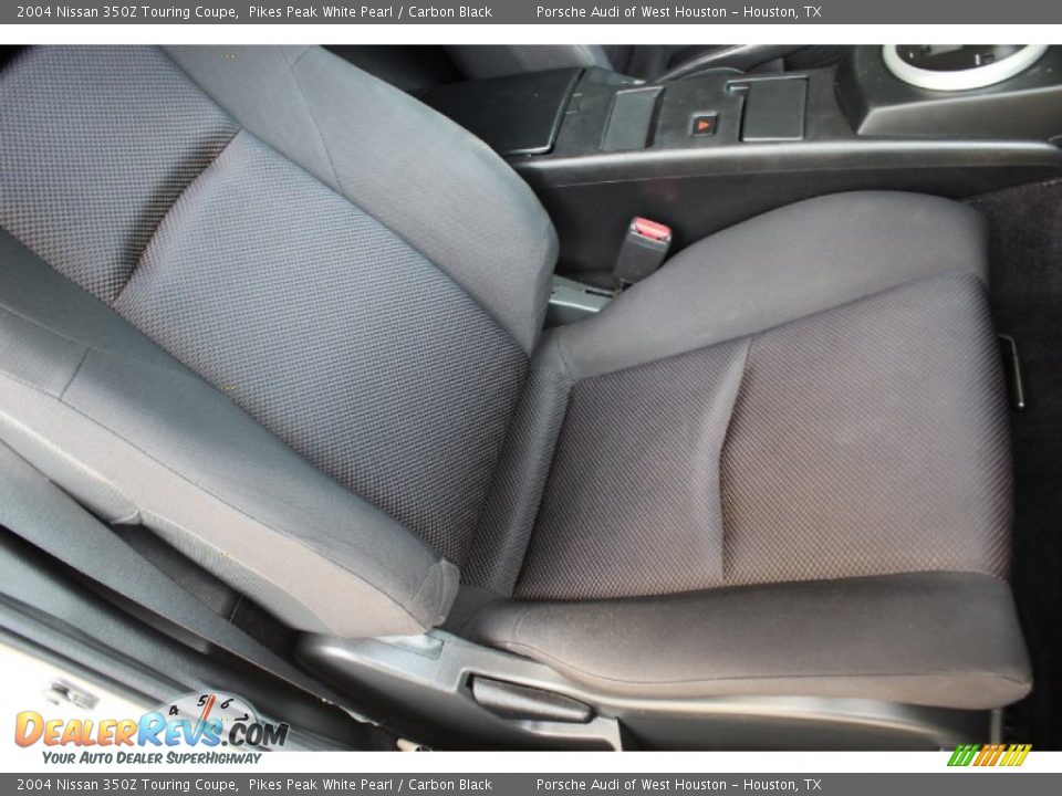 2004 Nissan 350Z Touring Coupe Pikes Peak White Pearl / Carbon Black Photo #29