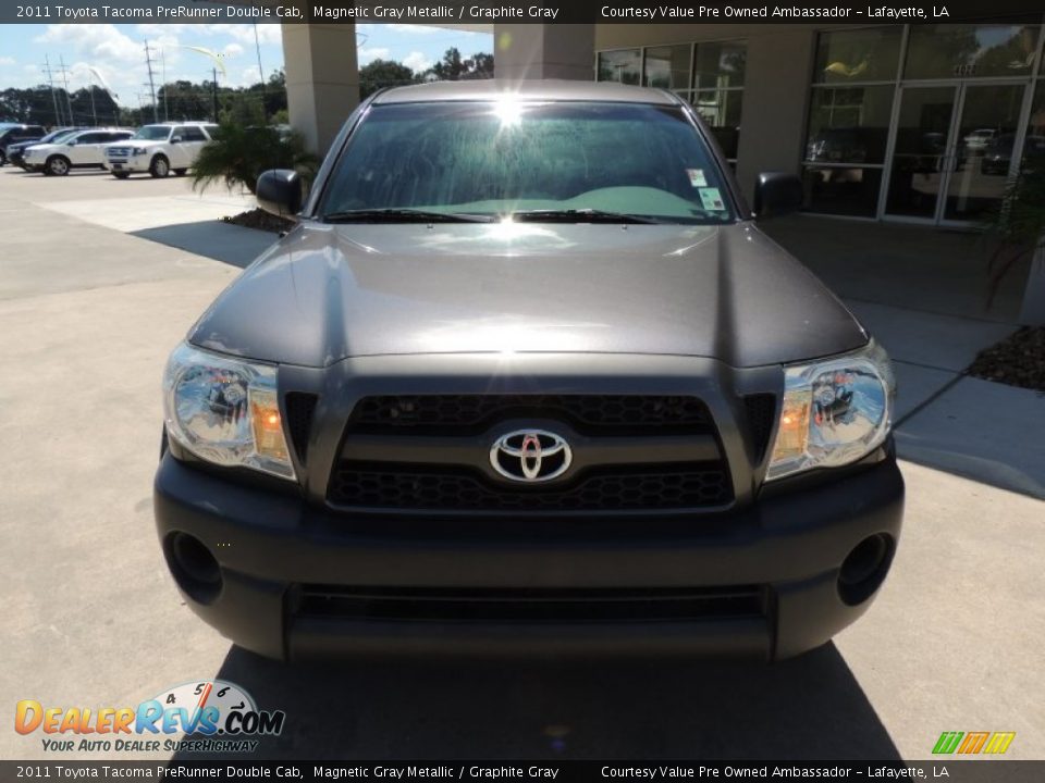 2011 Toyota Tacoma PreRunner Double Cab Magnetic Gray Metallic / Graphite Gray Photo #2