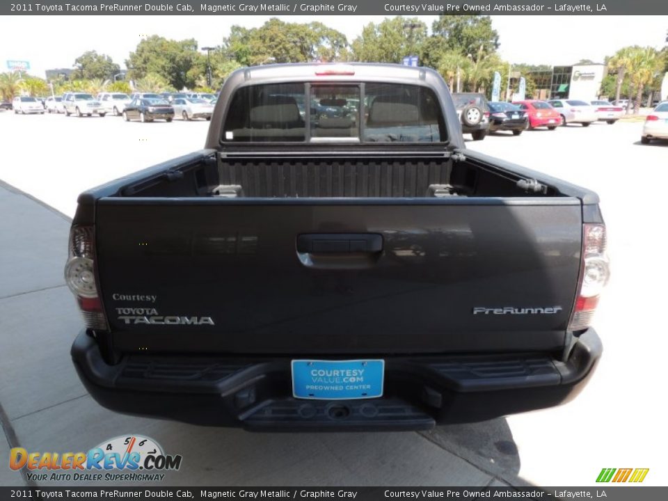 2011 Toyota Tacoma PreRunner Double Cab Magnetic Gray Metallic / Graphite Gray Photo #3