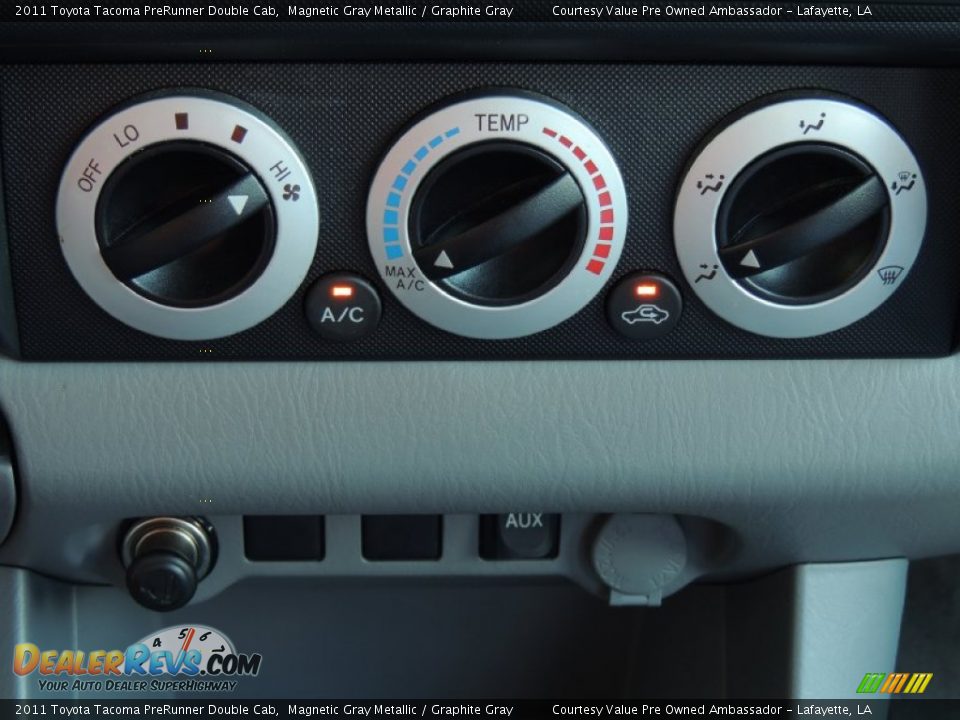 2011 Toyota Tacoma PreRunner Double Cab Magnetic Gray Metallic / Graphite Gray Photo #17