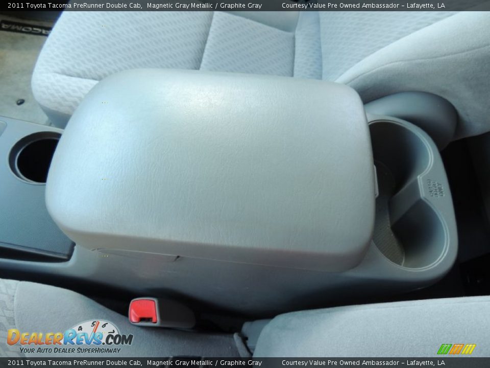 2011 Toyota Tacoma PreRunner Double Cab Magnetic Gray Metallic / Graphite Gray Photo #19