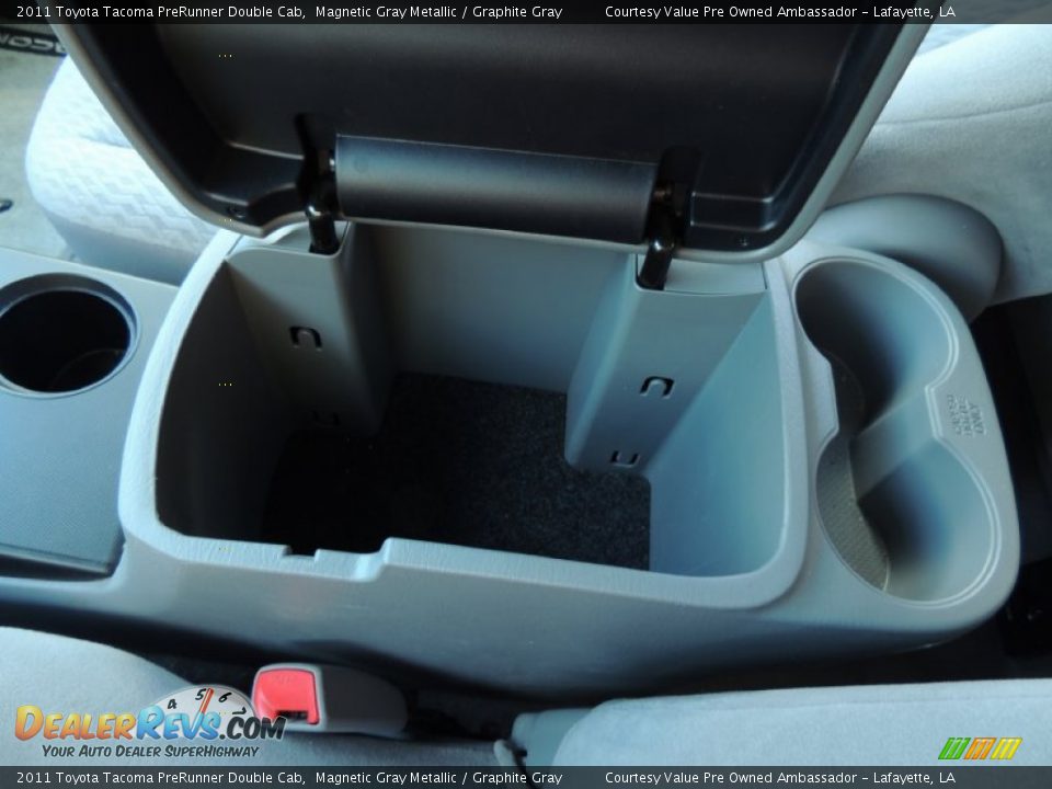 2011 Toyota Tacoma PreRunner Double Cab Magnetic Gray Metallic / Graphite Gray Photo #20