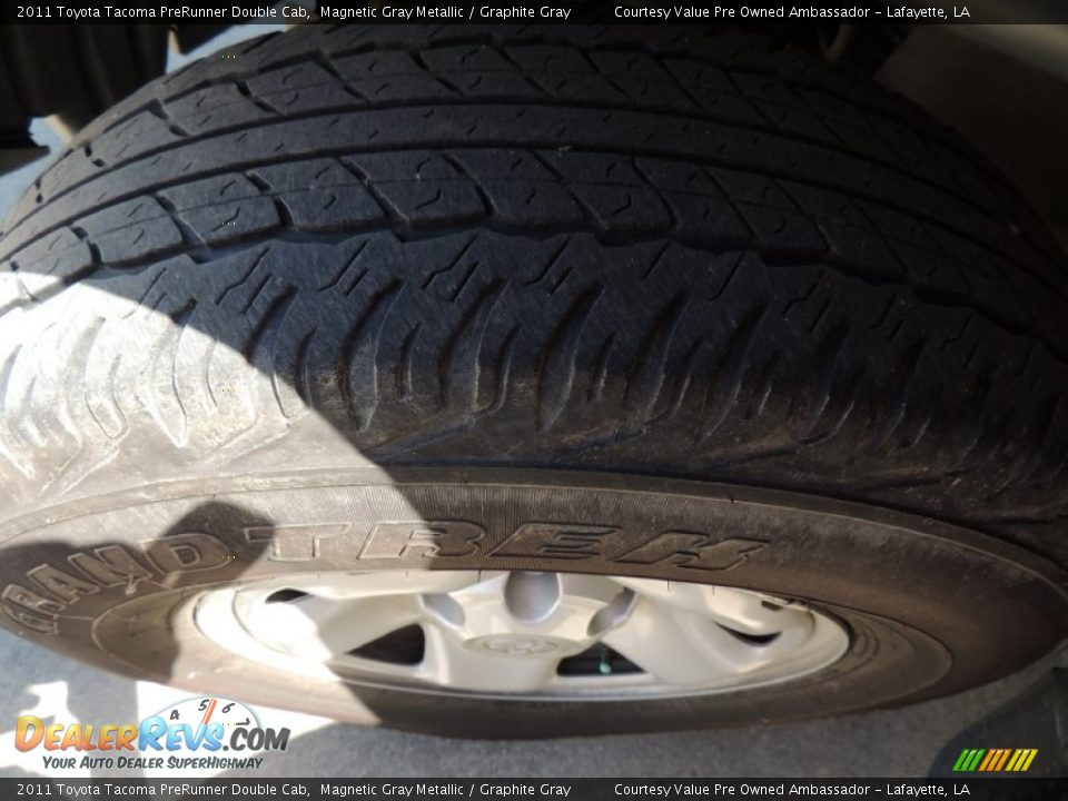 2011 Toyota Tacoma PreRunner Double Cab Magnetic Gray Metallic / Graphite Gray Photo #22