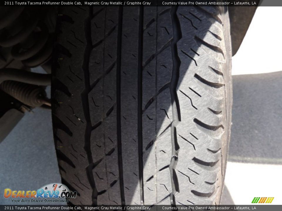 2011 Toyota Tacoma PreRunner Double Cab Magnetic Gray Metallic / Graphite Gray Photo #23