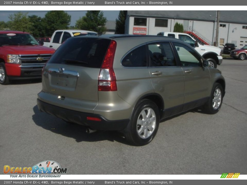 2007 Honda CR-V EX-L 4WD Borrego Beige Metallic / Ivory Photo #2