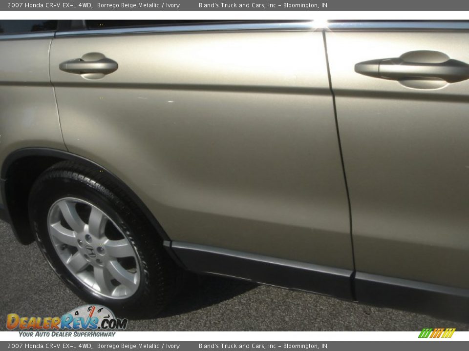 2007 Honda CR-V EX-L 4WD Borrego Beige Metallic / Ivory Photo #9