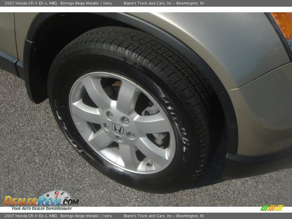 2007 Honda CR-V EX-L 4WD Borrego Beige Metallic / Ivory Photo #12