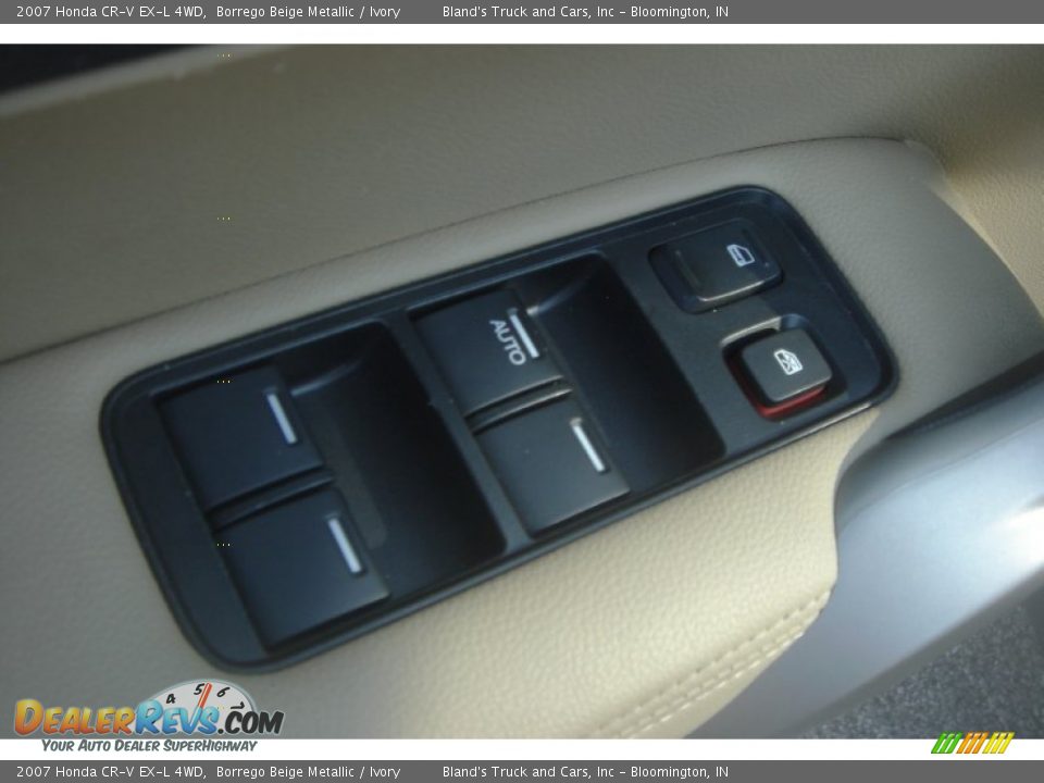 2007 Honda CR-V EX-L 4WD Borrego Beige Metallic / Ivory Photo #14