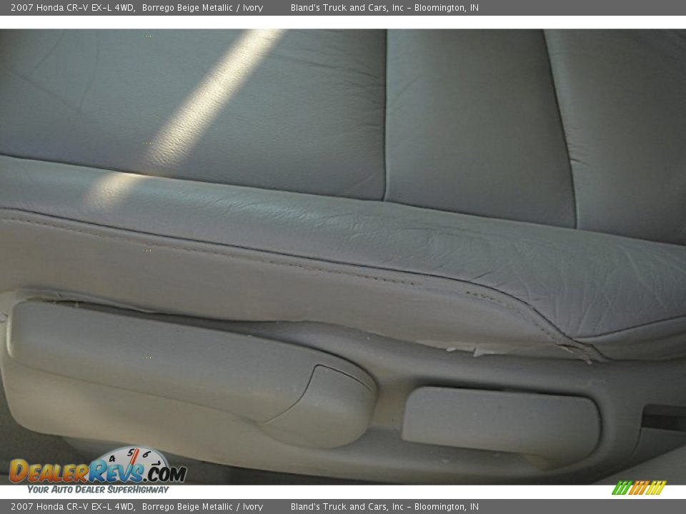2007 Honda CR-V EX-L 4WD Borrego Beige Metallic / Ivory Photo #15