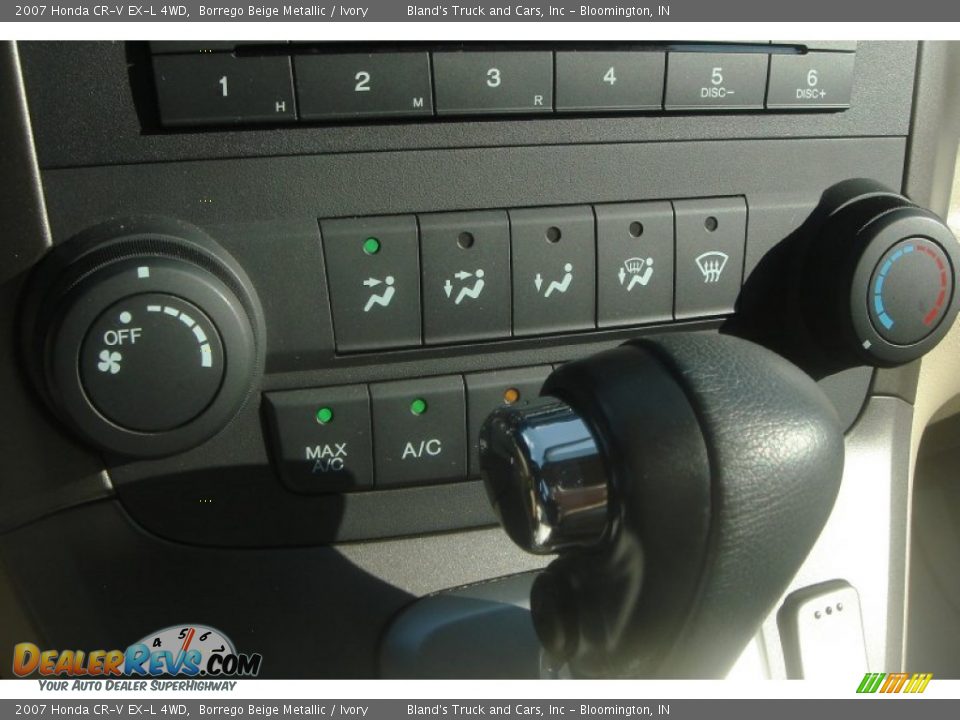 2007 Honda CR-V EX-L 4WD Borrego Beige Metallic / Ivory Photo #26