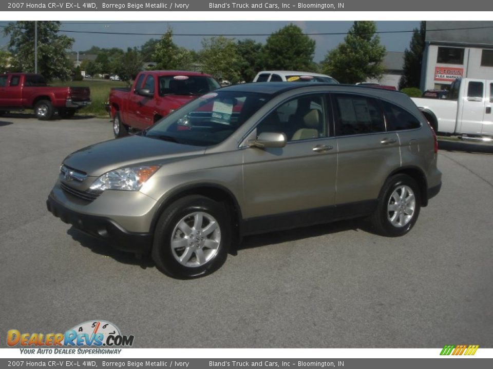 2007 Honda CR-V EX-L 4WD Borrego Beige Metallic / Ivory Photo #30